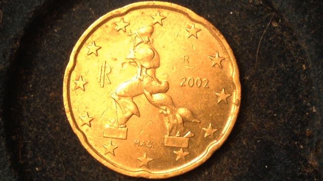 20 Euro Cent Coin Of Italy Dated 2002