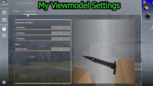 My Viewmodel Settings Counter Blox Remastered #Roblox #counterblox