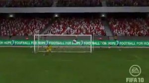 Arshavin First Free Kick FIFA 10