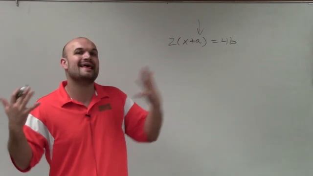 Solving a literal equation by using the distributive property 2(x+a) = 4b for a смотреть онлайн