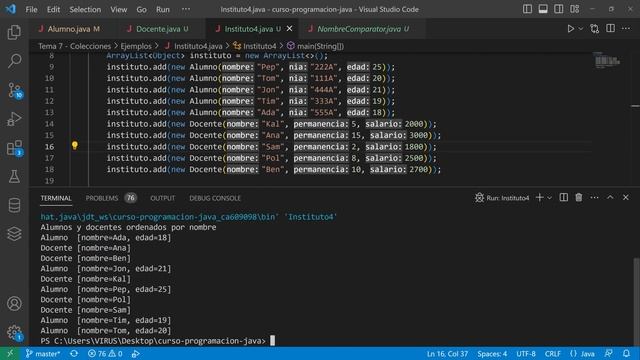 JAVA: Interface Comparator múltiple ☕ DAM - DAW смотреть онлайн