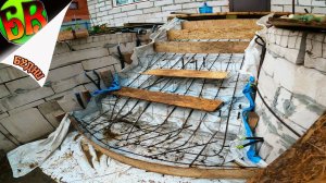 ️ Крыльцо из бетона своими руками (Часть 4 - АРМИРОВАНИЕ  )