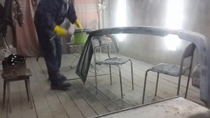 Покраска пластиковых бамперов.