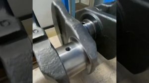 Восстановили коленвал гидроцикла kawasaki  детонационным напылением.