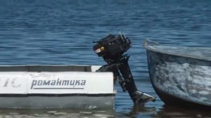 Лодочный мотор гибрид bawad 506 на лодке Романтика
