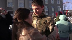В администрации состоялась торжественная отправка в зону СВО еще 6 добровольцев.