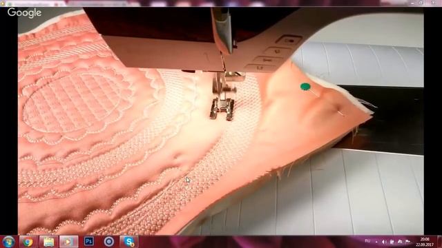 Новогодний Пэчворк Салфетка Стежка декоративными строчками Валентина Букеева Мастер класс смотреть онлайн