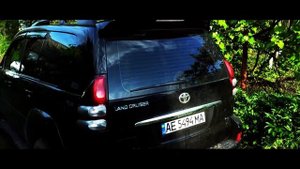 Прадо 120. Задний спойлер. Заставочка