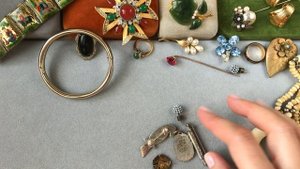 199. Золото или нет? Распаковка. Антикварные украшения, загадки!