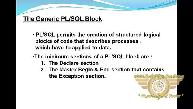 Pl Sql Introduction PART-11
