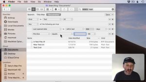 Complex File Searches Using the macOS Finder