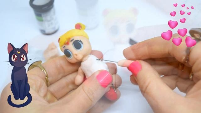 Как слепить куклу  ЛОЛ/ #куклаLOL своими руками!!! /Creating(sculpting) # LOL