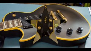 P71410 - ESP LTD EC-1000 Deluxe Eclipse Electric Guitar LEFT HAND Black w/ Seymour Duncan