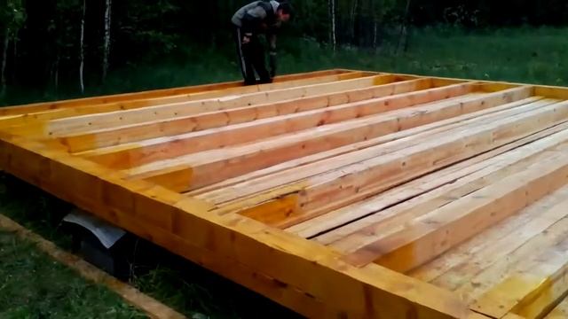 Обработка основания дома, антисептиком. смотреть онлайн