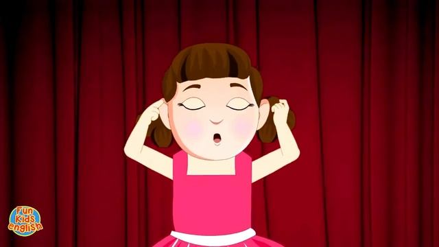 Body Parts Song for Kids English touch your head eyes ears Части тела песня на английском для детей