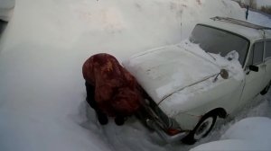 Москвич 427 Купил Заводим в -25 с кривого