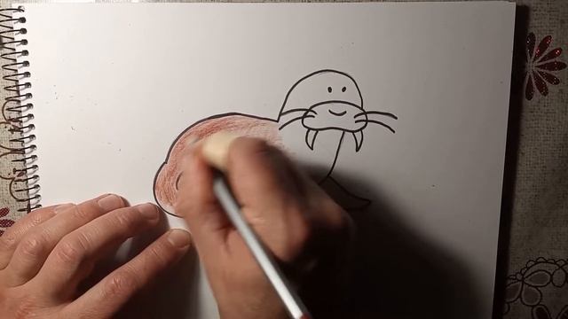 Как нарисовать моржа смотреть онлайн