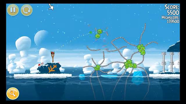 Angry Bird Seasons - Arctic Eggspedition - Golden Egg 1 смотреть онлайн