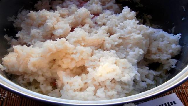 Ленивые голубцы с фаршем, рисом и вареной капустой