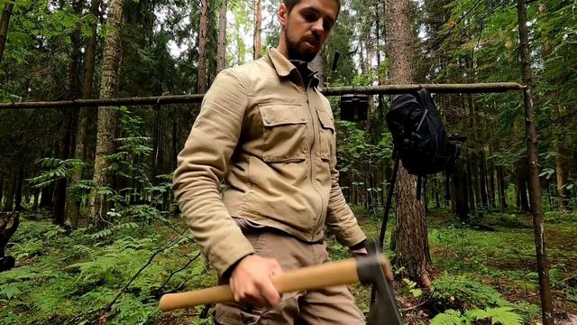 Топор для туризма и бушкрафта от мастерской Аника.Выживание #выживание#бушкрафт смотреть онлайн