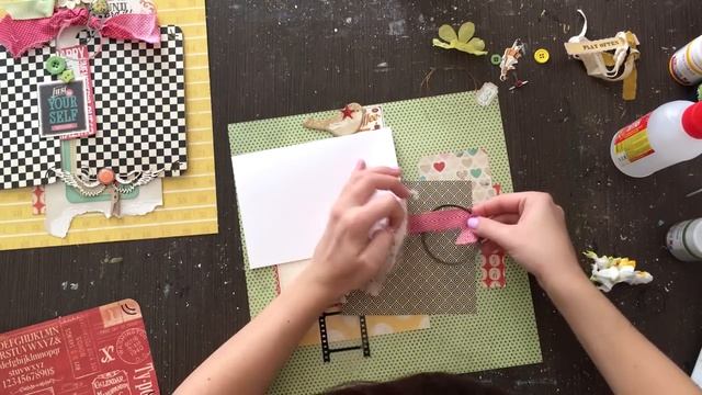 Альбом "Полет". Часть 1 - Скрапбукинг - Step-by-step tutorial - Scrapbook album "Flying". Part 1 смотреть онлайн