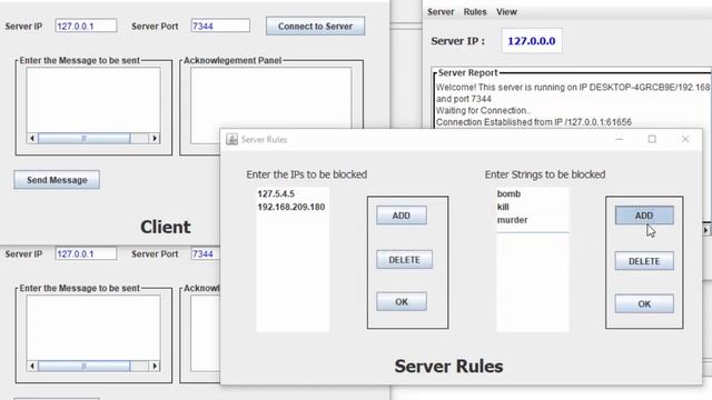 Java Projects with Source Code || Packet Filtering Firewall Using Java || Network Security in Java