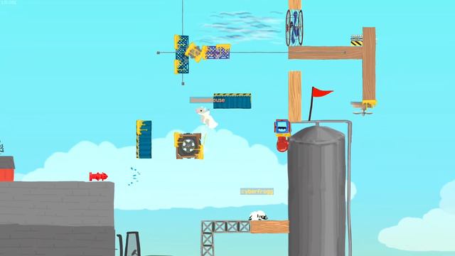 Отбитые Животные Играют в Ultimate Chicken Horse - #2