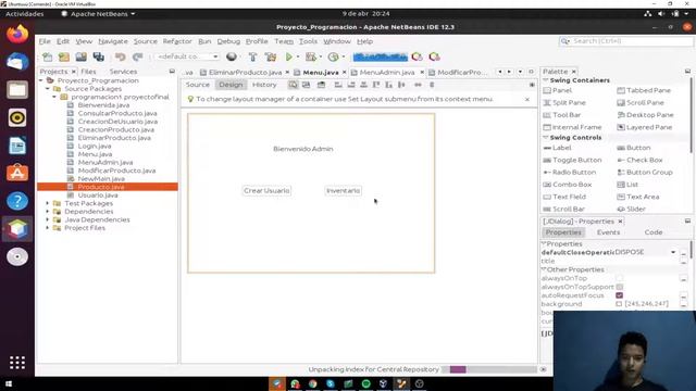 Exportar e Importar Inventario CSV en JAVA (Crear, Modificar, Eliminar y Consultar productos). смотреть онлайн