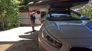 Можно ли погрузить лодку "Марлин 360"  одному на багажник авто.