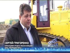 Бульдозер ЧЕТРА Т-9 с системой смазки в Заполярье