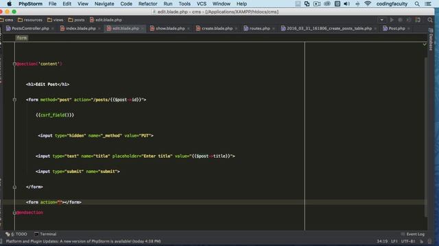 delete records in laravel ||forms and validation in laravel  part 11
