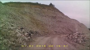 Карьер К Отвалы съезд с отвалов