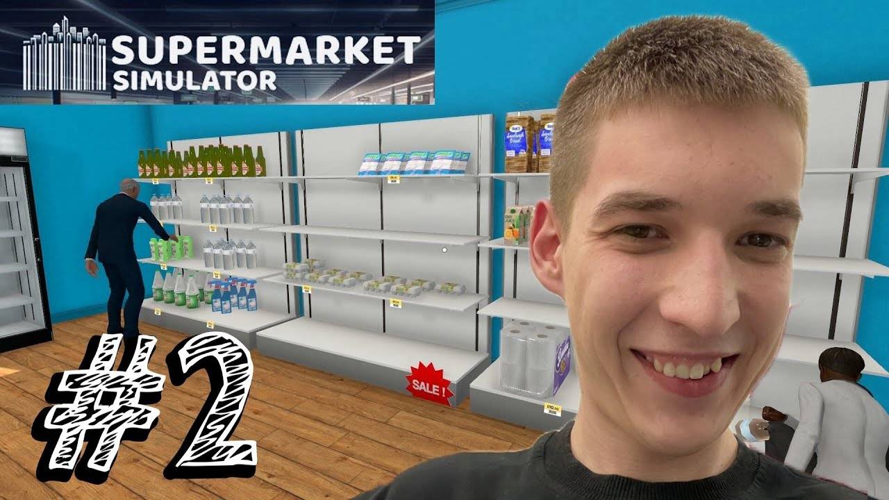 Supermarket Simulator - Прохождение #2  НОВЫЕ ТОВАРЫ.