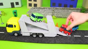 Tayo El Pequeño Autobús juguetes -  Excavadora - Tayo the Little Bus Friends Toys cars for kids