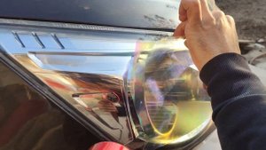 Тюнинг фар на кобальт. защитные пленки хамелеон