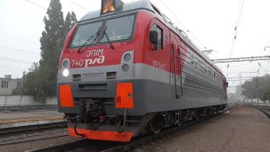 сцепка электровоза ЭП1М-740