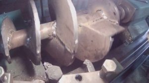 Точим шнек щепореза