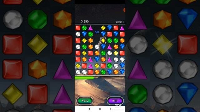 Bejeweled 2 (Android) Classic Mode Gameplay