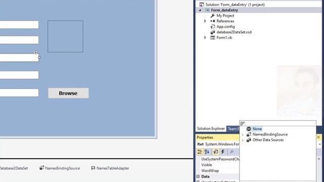 Database connection in vb.net: How To Create DATA ENTRY form in VB.NET ...