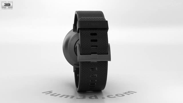 Huawei Fit Grey with Black Band 3D model by Hum3D.com смотреть онлайн
