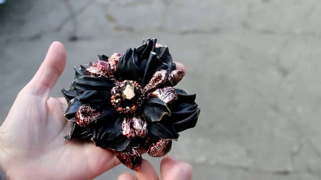 BulatDesign. Брошь из кожи 0805 смотреть онлайн