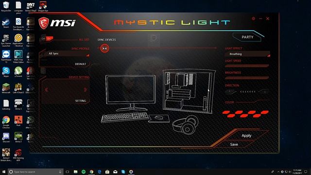 How to control your MSI GTX 1060 (1070) (1080) LED lights смотреть онлайн