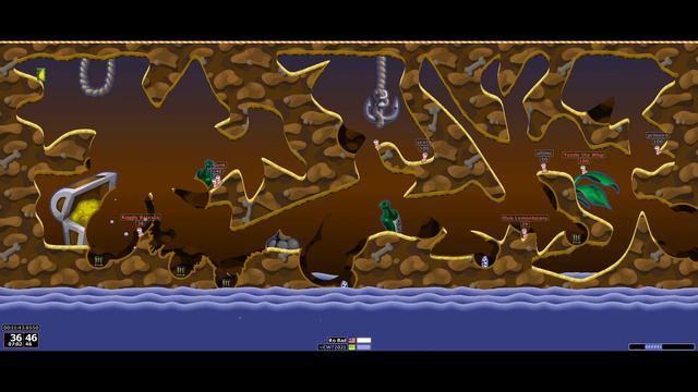 Worms Armageddon. Хорошая игра Маблака против Титы. CWT Normal 1 v 1 Pro! смотреть онлайн