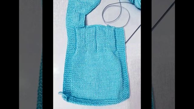 Вязание детской жилетки спицами смотреть онлайн