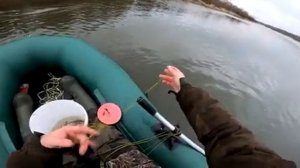 Ловим налима, река Ока, конец ноября.