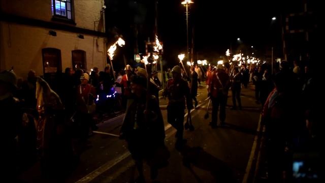 Rye Fawkes parade, fireworks & bonfire 2014 смотреть онлайн