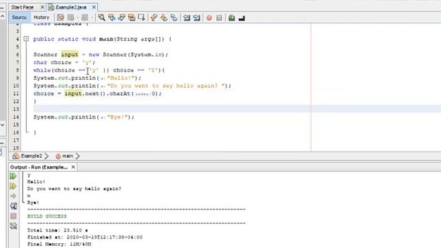 While and do While Loop in Java смотреть онлайн