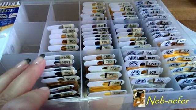 Организация процесса вышивки крестом