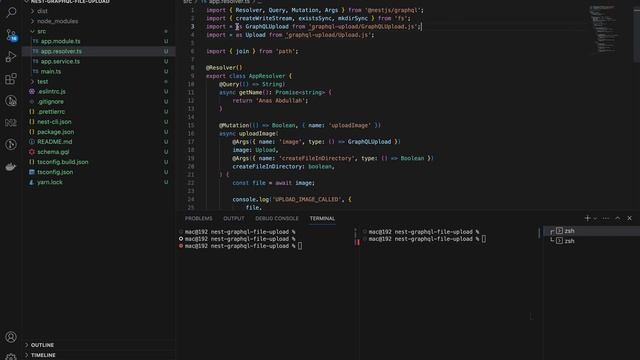 How to upload file in nest.js with graphql | fileupload in nestjs graphql