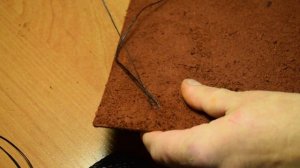 Наплечная сумка. 2ч. Как пришить накладной карман. Эксклюзивные изделия из кожи.
